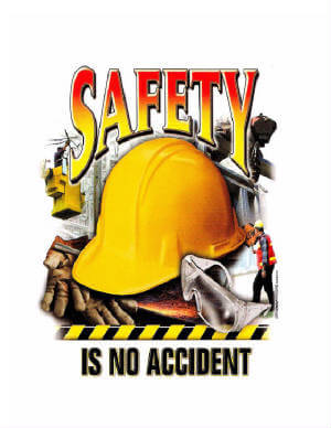 A yellow helmet surrounded with working accessories